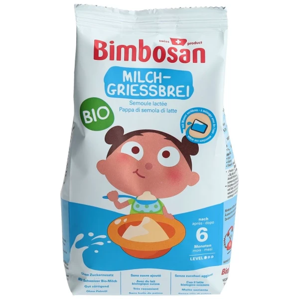 BIMBOSAN Bio-Milchgriessbrei Btl 300 g