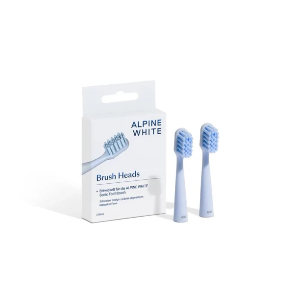 ALPINE WHITE Brush Heads 2 Stk
