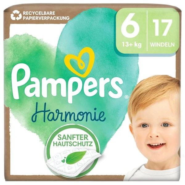 PAMPERS Harmonie Gr6 13+kg Junior Single 17 Stk