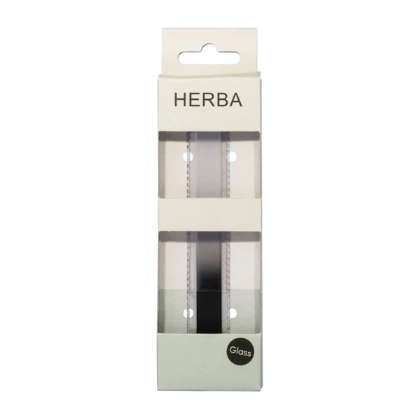 HERBA Glasnagelfeile 14cm im Etui schwarz