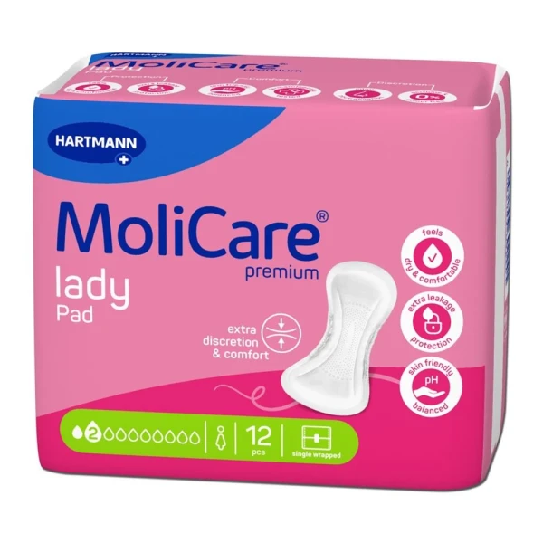 MOLICARE Premium Lady Pad 2 Tropfen Btl 12 Stk