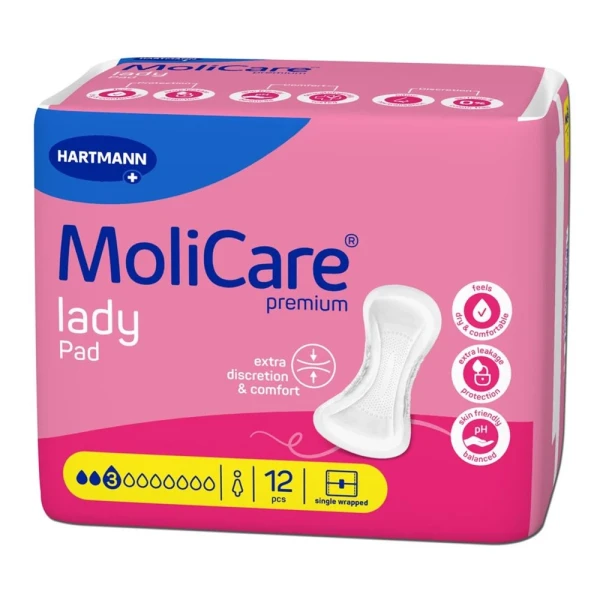 MOLICARE Premium Lady Pad 3 Tropfen Btl 12 Stk