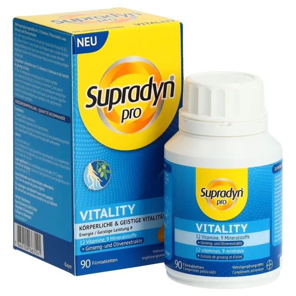 SUPRADYN pro Vitality Filmtabl Ds 90 Stk SUPRADYN pro Vitality Filmtabl Ds 90 Stk