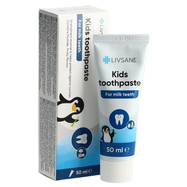 LIVSANE Kinderzahnpasta für Milchzähne Tb 50 ml