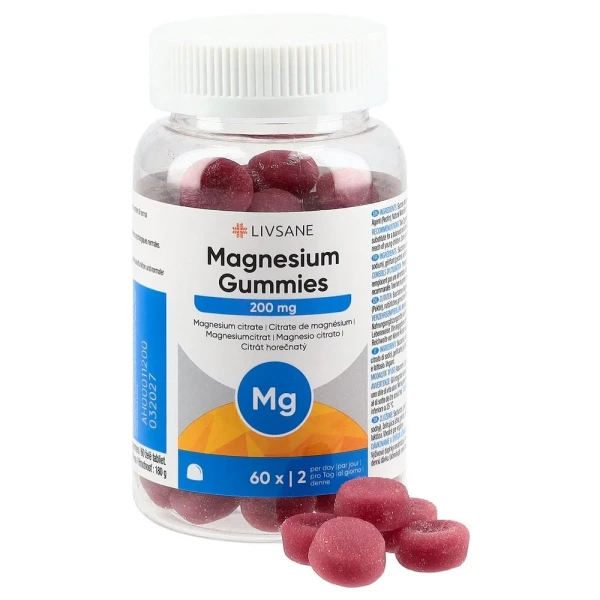LIVSANE Magnesium Gummis Ds 60 Stk