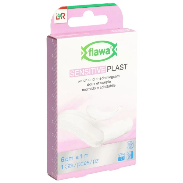 FLAWA Sensitive Plast Pflaster 6cmx1m