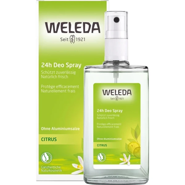 Hier sehen Sie den Artikel WELEDA CITRUS 24h Deo Spray 100 ml aus der Kategorie Deodorants Flüssige Formen. Dieser Artikel ist erhältlich bei pedro-shop.ch