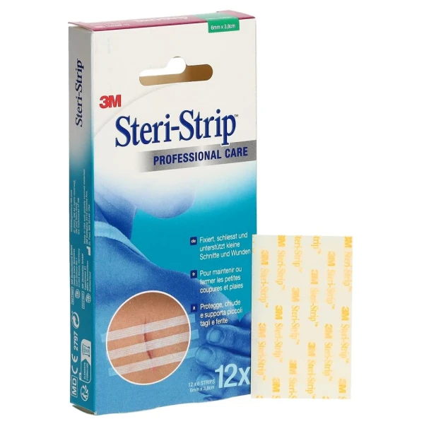 3M STERI STRIP 6x38mm weiss verstärkt 12 x 6 Stk