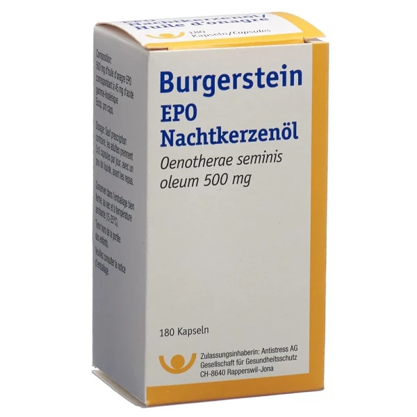 BURGERSTEIN EPO Kaps 500 mg 180 Stk