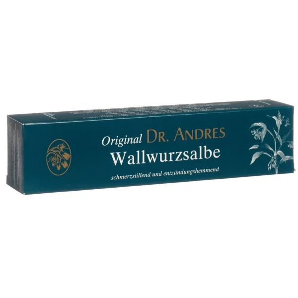 Hier sehen Sie den Artikel ANDRES Wallwurz Salbe Tb 95 ml aus der Kategorie Arzneimittel der Liste D. Dieser Artikel ist erhältlich bei pedro-shop.ch