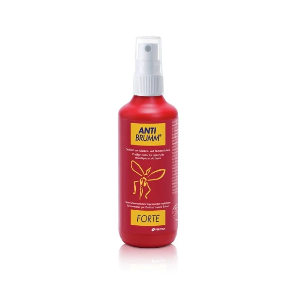 Hier sehen Sie den Artikel ANTI BRUMM Forte Insektenschutz Vapo 150 ml aus der Kategorie Insektenschutz feste und flüssige Form. Dieser Artikel ist erhältlich bei pedro-shop.ch