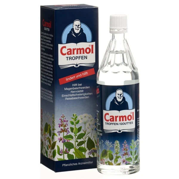 Hier sehen Sie den Artikel CARMOL Tropfen Fl 200 ml aus der Kategorie Arzneimittel der Liste D. Dieser Artikel ist erhältlich bei pedro-shop.ch