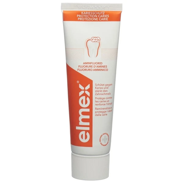 Hier sehen Sie den Artikel ELMEX KARIESSCHUTZ Zahnpasta Tb 75 ml aus der Kategorie Zahnpasta/Gel/Pulver. Dieser Artikel ist erhältlich bei pedro-shop.ch