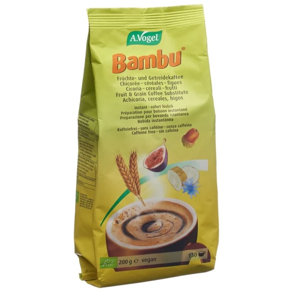 Hier sehen Sie den Artikel VOGEL Bambu Früchtekaffee instant refill 200 g aus der Kategorie Kaffee. Dieser Artikel ist erhältlich bei pedro-shop.ch