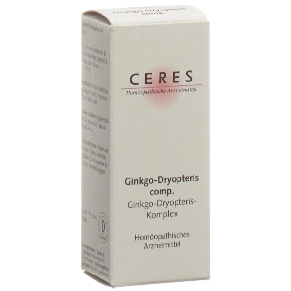 Hier sehen Sie den Artikel CERES GINKGO DRYOPTERIS COMP TROPFEN 20 aus der Kategorie . Dieser Artikel ist erhältlich bei pedro-shop.ch