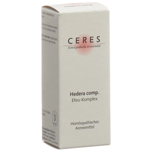 Hier sehen Sie den Artikel CERES Hedera comp Tropfen 20 ml aus der Kategorie . Dieser Artikel ist erhältlich bei pedro-shop.ch