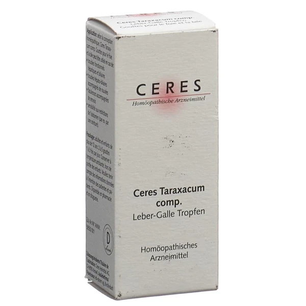CERES Taraxacum comp Leber-Galle-Tropfen 20 ml