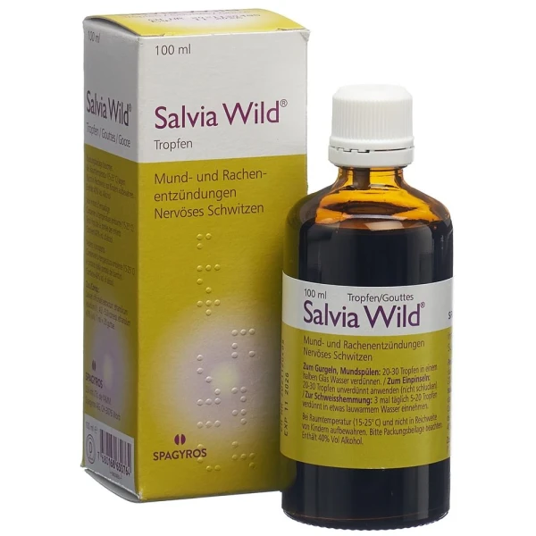 Hier sehen Sie den Artikel SALVIA WILD Tropfen 100 ml aus der Kategorie . Dieser Artikel ist erhältlich bei pedro-shop.ch