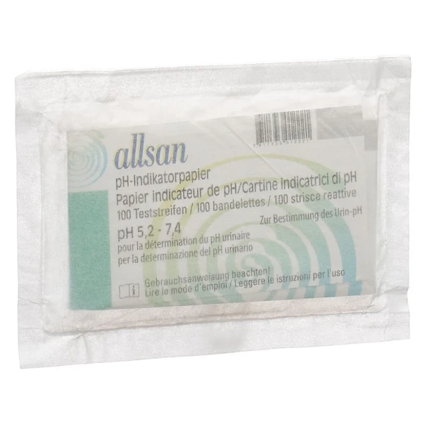 ALLSAN Indikatorpapier pH 5.2-7.4 100 Stk