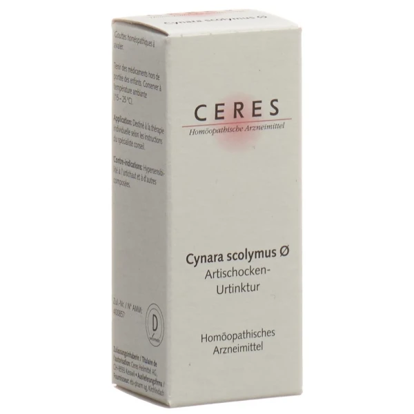 Hier sehen Sie den Artikel CERES Cynara scolymus Urtinkt Fl 20 ml aus der Kategorie Homöopathische Arzneimittel. Dieser Artikel ist erhältlich bei pedro-shop.ch