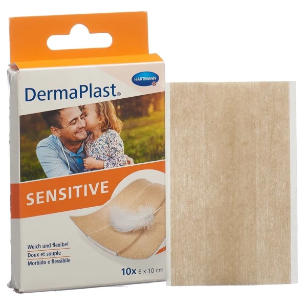 DERMAPLAST SENSITIVE Schnellverb hf 6x10cm 10 Stk