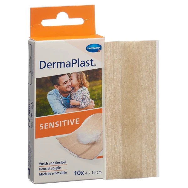 DERMAPLAST SENSITIVE Schnellverb hf 4x10cm 10 Stk