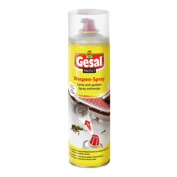 Hier sehen Sie den Artikel GESAL PROTECT Wespen-Spray 500 ml aus der Kategorie Insektizide & Zubehör. Dieser Artikel ist erhältlich bei pedro-shop.ch