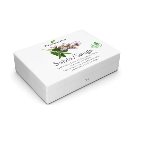 Hier sehen Sie den Artikel PHYTOPHARMA Salvia Pastillen 40 Stk aus der Kategorie Bonbons für Hals und Rachen. Dieser Artikel ist erhältlich bei pedro-shop.ch