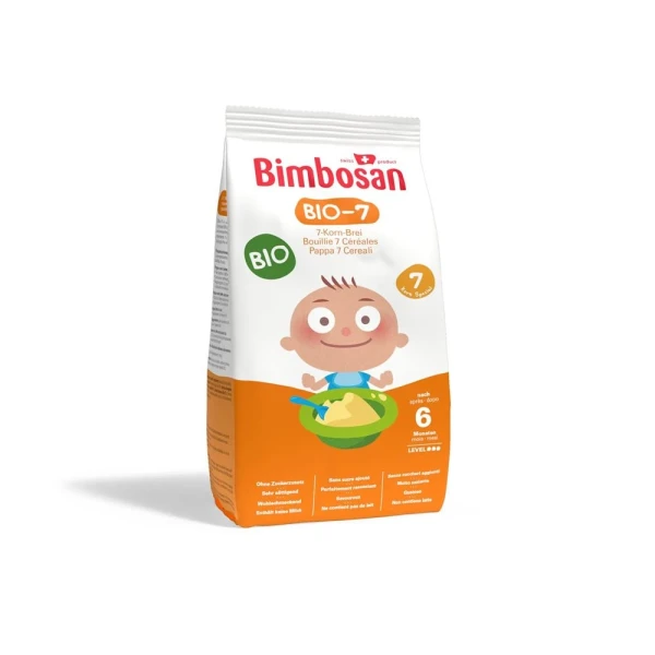 Hier sehen Sie den Artikel BIMBOSAN Bio-7 refill 300 g aus der Kategorie Milch und Schoppenzusätze. Dieser Artikel ist erhältlich bei pedro-shop.ch