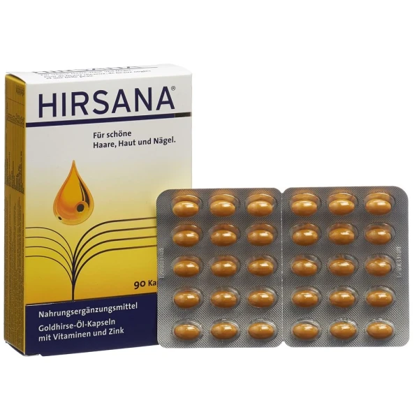 Hier sehen Sie den Artikel HIRSANA Goldhirse-Öl-Kapseln 90 Stk aus der Kategorie Nahrungsergänzungsmittel. Dieser Artikel ist erhältlich bei pedro-shop.ch