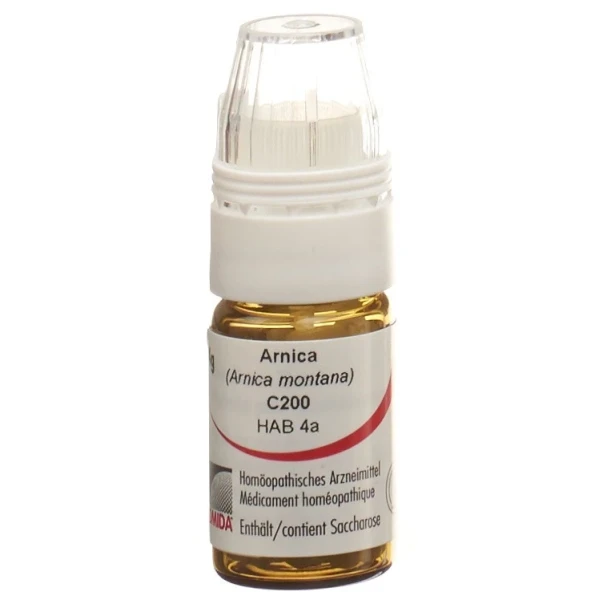 Hier sehen Sie den Artikel OMIDA Arnica Glob C 200 mit Dosierhilfe Glas 4 g aus der Kategorie Homöopathische Arzneimittel. Dieser Artikel ist erhältlich bei pedro-shop.ch