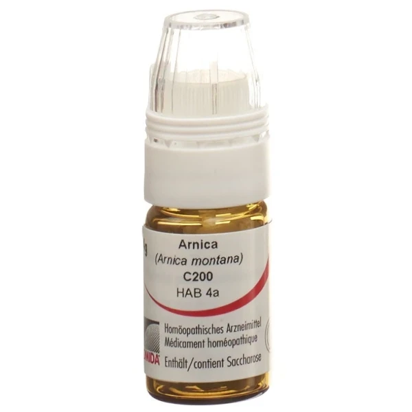 OMIDA Arnica Glob C 200 mit Dosierhilfe Glas 4 g