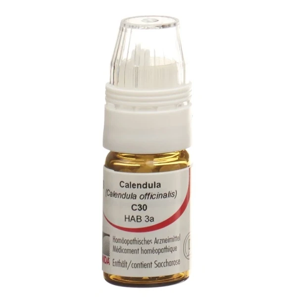 Hier sehen Sie den Artikel OMIDA Calendula Glob C 30 m Dosierhilfe 4 g aus der Kategorie Homöopathische Arzneimittel. Dieser Artikel ist erhältlich bei pedro-shop.ch