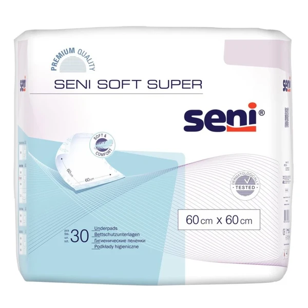 SENI Soft Super Bettschutz 60x60cm 30 Stk