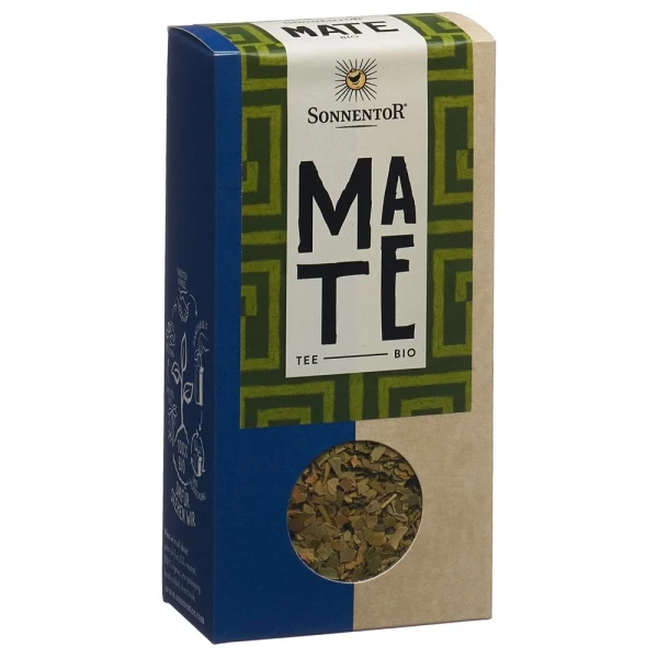 Hier sehen Sie den Artikel SONNENTOR Mate Tee Sack 90 g aus der Kategorie Früchte- und Kräutertee einzeln. Dieser Artikel ist erhältlich bei pedro-shop.ch