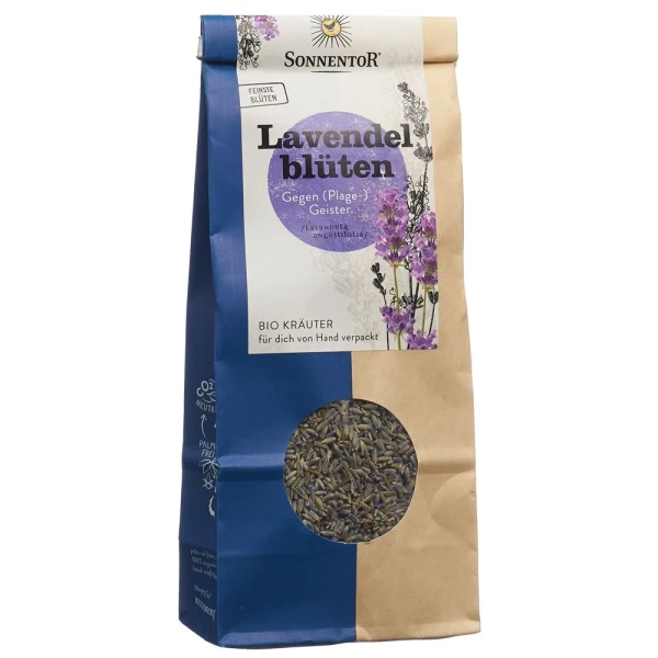 Hier sehen Sie den Artikel SONNENTOR Lavendelblüten Tee Sack 70 g aus der Kategorie Früchte- und Kräutertee einzeln. Dieser Artikel ist erhältlich bei pedro-shop.ch