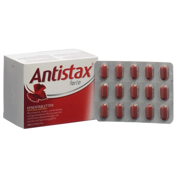 Hier sehen Sie den Artikel ANTISTAX forte Tabl 30 Stk aus der Kategorie Arzneimittel der Liste D. Dieser Artikel ist erhältlich bei pedro-shop.ch