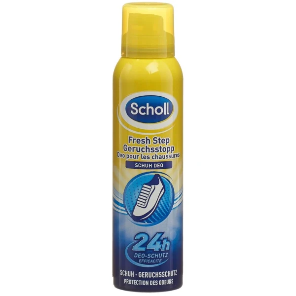 Hier sehen Sie den Artikel SCHOLL Schuh Deo Geruchsstopp Aeros Spr 150 ml aus der Kategorie Fuss-Puder/Schaum/Spray. Dieser Artikel ist erhältlich bei pedro-shop.ch