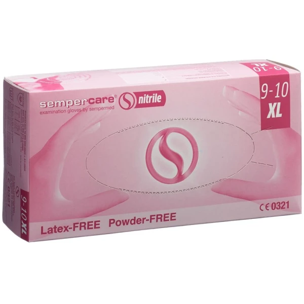 SEMPERCARE Handschuhe Nitril XL pf unst 90 Stk