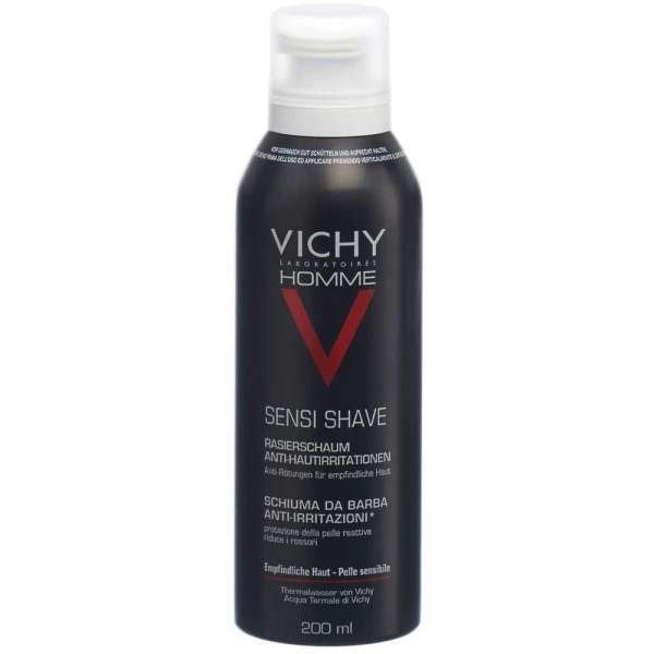 Hier sehen Sie den Artikel VICHY Homme Rasierschaum Anti Hautirritat 200 ml aus der Kategorie Rasier-Cremen/Gel/Schaum/Seifen. Dieser Artikel ist erhältlich bei pedro-shop.ch