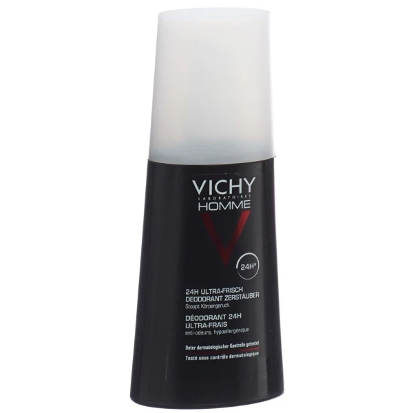 Hier sehen Sie den Artikel VICHY Homme Deo ultra-frisch Vapo 100 ml aus der Kategorie Deodorants Antitranspirant. Dieser Artikel ist erhältlich bei pedro-shop.ch