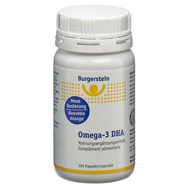 BURGERSTEIN Omega-3 DHA Kaps 100 Stk