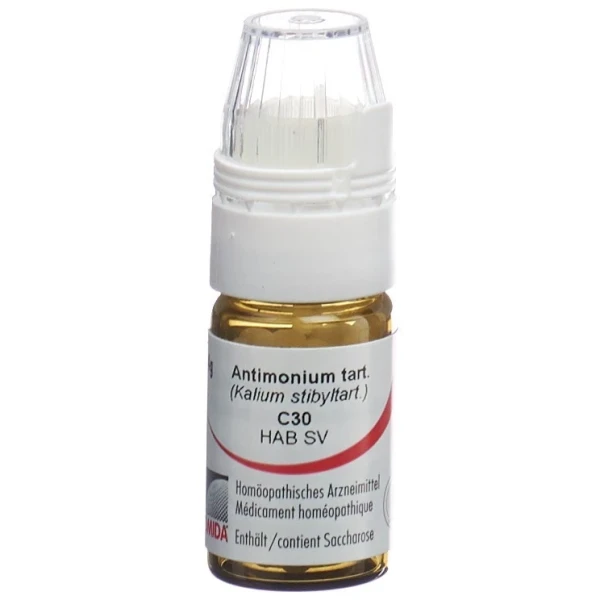 OMIDA Antimonium tartari Glob C 30 Dosierhilfe 4 g