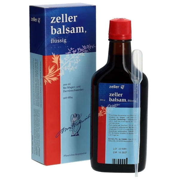 Hier sehen Sie den Artikel ZELLER Balsam liq Fl 200 ml aus der Kategorie Arzneimittel der Liste D. Dieser Artikel ist erhältlich bei pedro-shop.ch