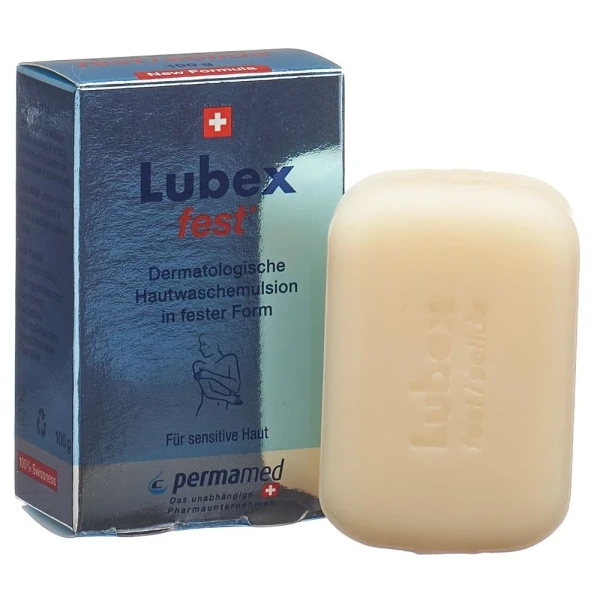 Hier sehen Sie den Artikel LUBEX fest 100 g aus der Kategorie Seifen fest. Dieser Artikel ist erhältlich bei pedro-shop.ch