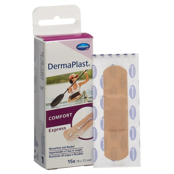DERMAPLAST COMFORT Express Strips 19x72mm 15 Stk