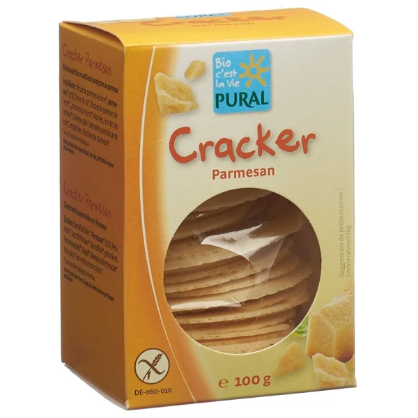 PURAL Cräcker Parmesan glutenfrei Bio 100 g