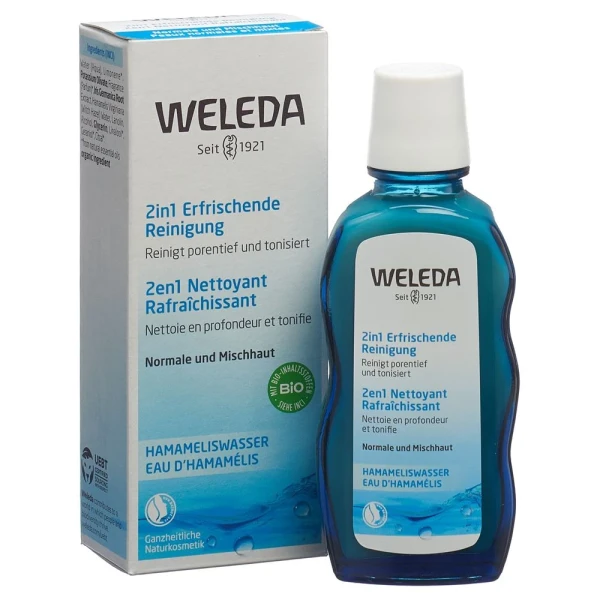 Hier sehen Sie den Artikel WELEDA 2in1 Erfrischende Reinigung 100 ml aus der Kategorie Gesichts-Reinigung. Dieser Artikel ist erhältlich bei pedro-shop.ch