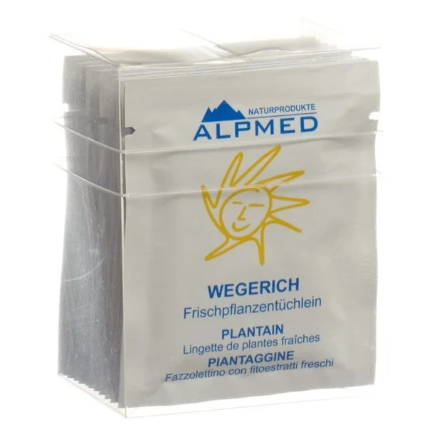 ALPMED Frischpflanzentüchlein Wegerich 13 Stk