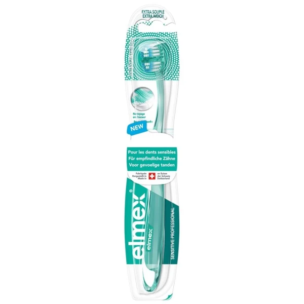 Hier sehen Sie den Artikel ELMEX SENSITIVE PROF Zahnbürste Extra Soft aus der Kategorie Zahnbürsten Nylon. Dieser Artikel ist erhältlich bei pedro-shop.ch
